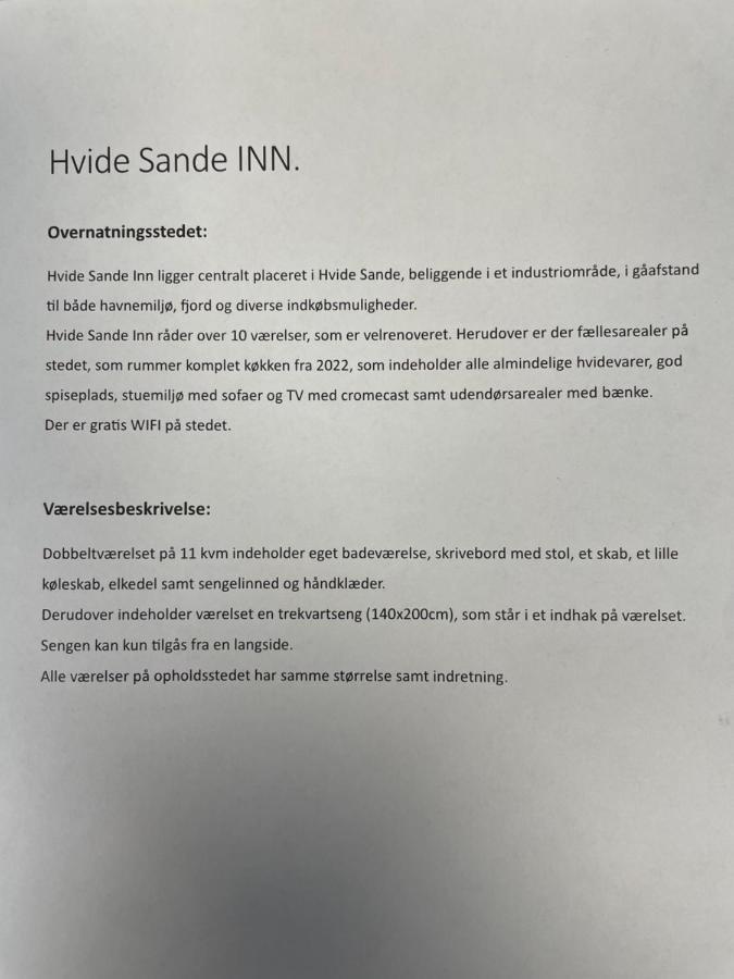 Hvide Sande Inn Εξωτερικό φωτογραφία
